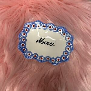 Adorable vintage french porcelain plate